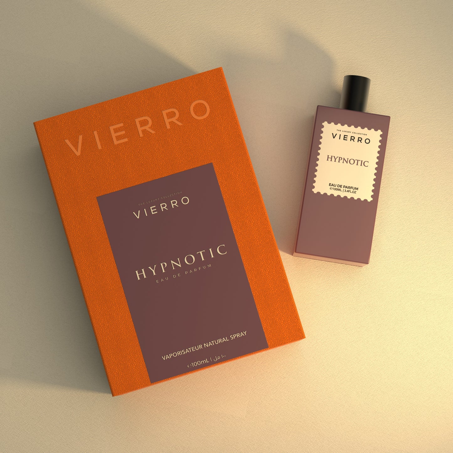 Vierro Hypnotic perfume bottle with elegant design, showcasing the luxurious fragrance product.