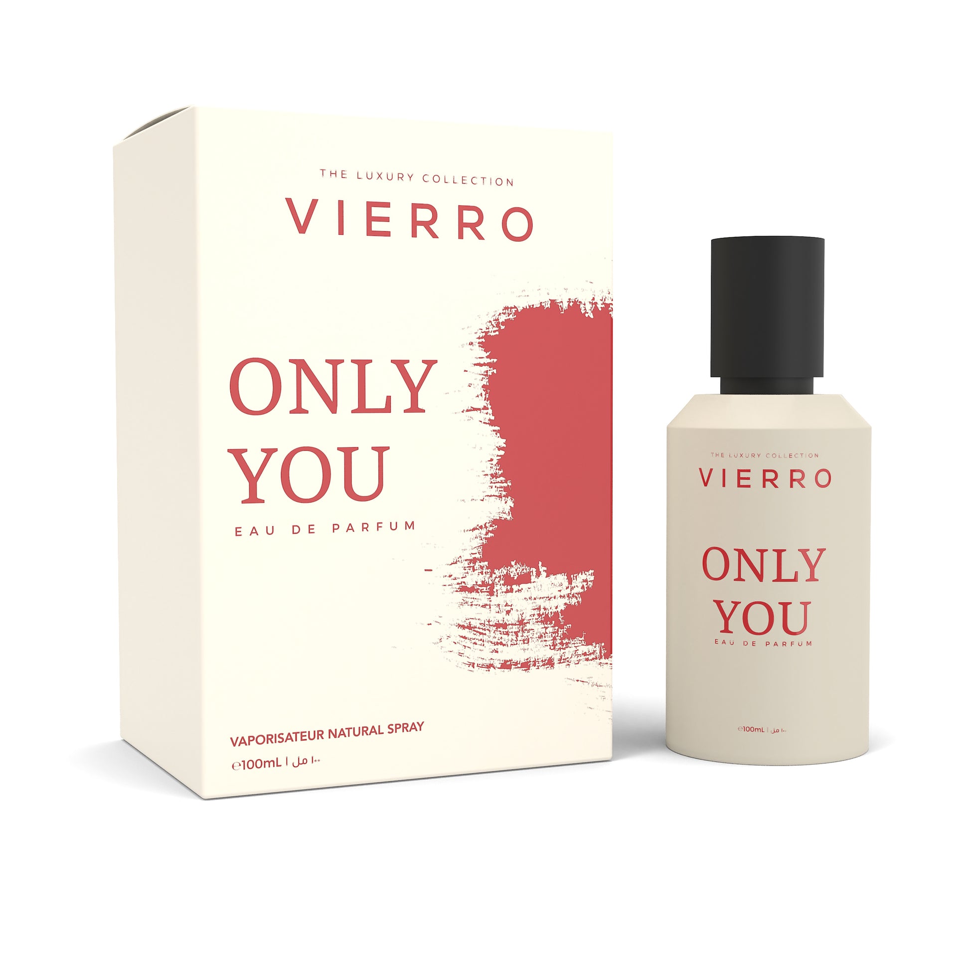 Vierro Only You perfume bottle with floral and elegant design, showcasing the luxurious fragrance packaging.