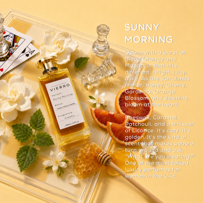 Sunny Morning is an elegant women's perfume suitable for everyday luxury.
