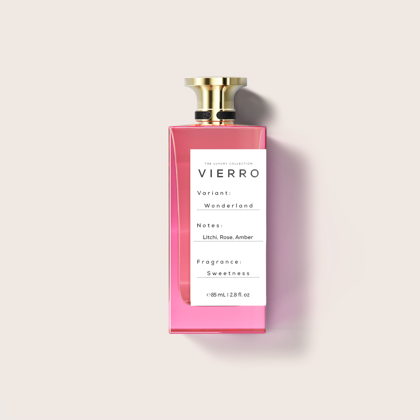 Vierro Wonderland perfume bottle with elegant design, showcasing the luxurious scent of the Wonder perfume collection.