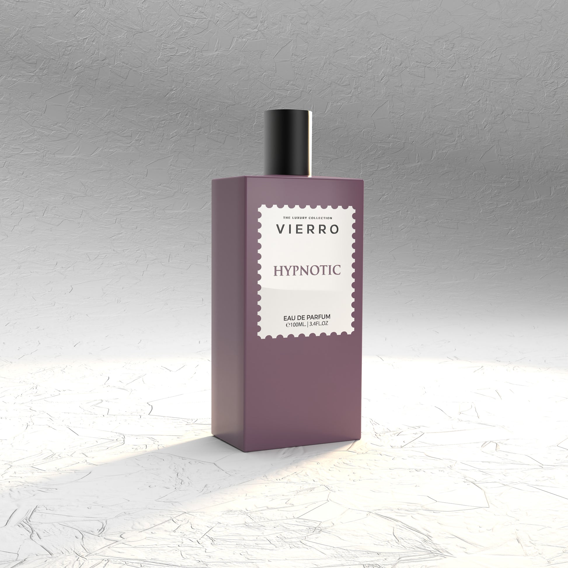 Vierro Hypnotic perfume bottle with elegant design, showcasing the luxurious fragrance inside.